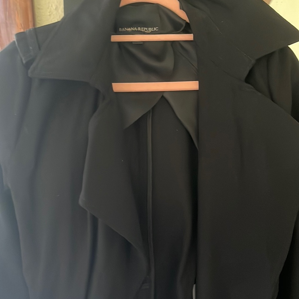 Banana republic soft trench coat petite xxxs